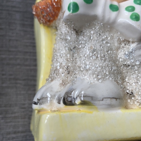 Vtg Grantcrest sugar coated small dog planter - Picture 6 of 11